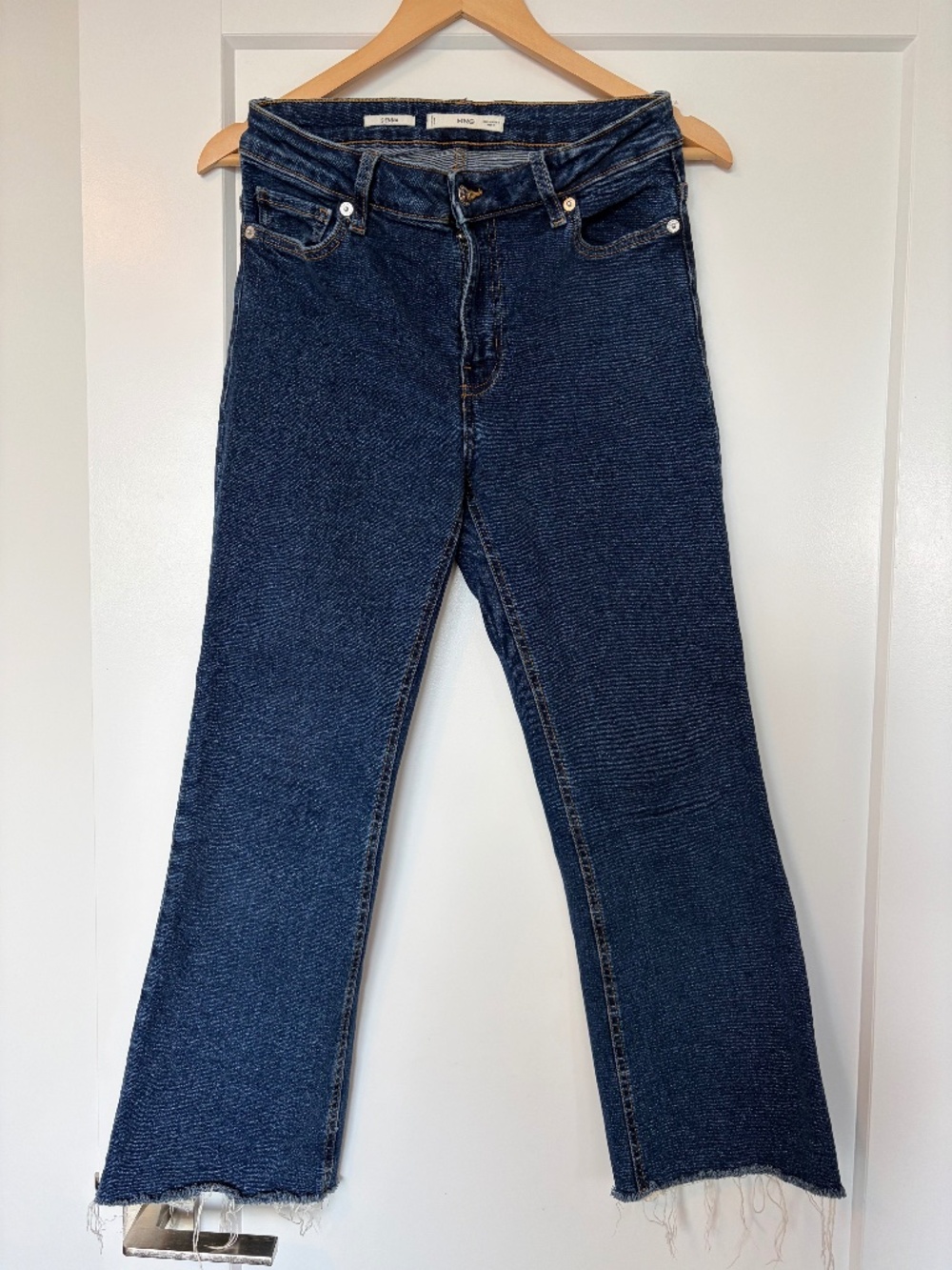 Mango Sienna Flared Cropped Jeans US 6 EUR 38